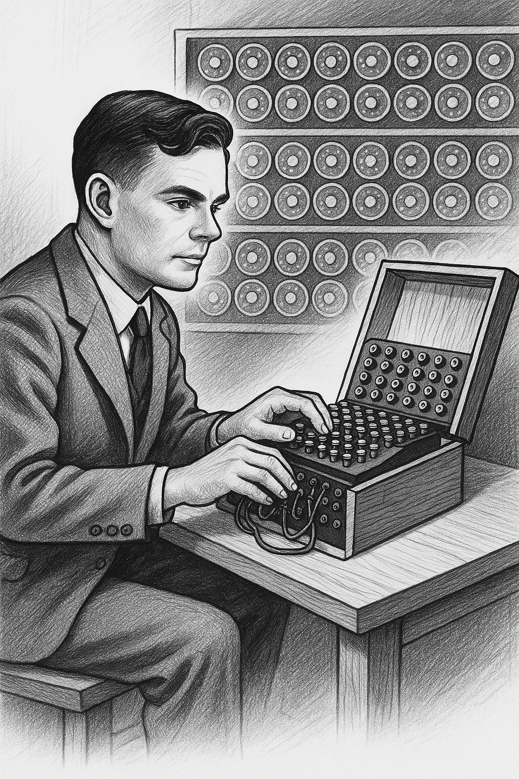Alan Turing illustration