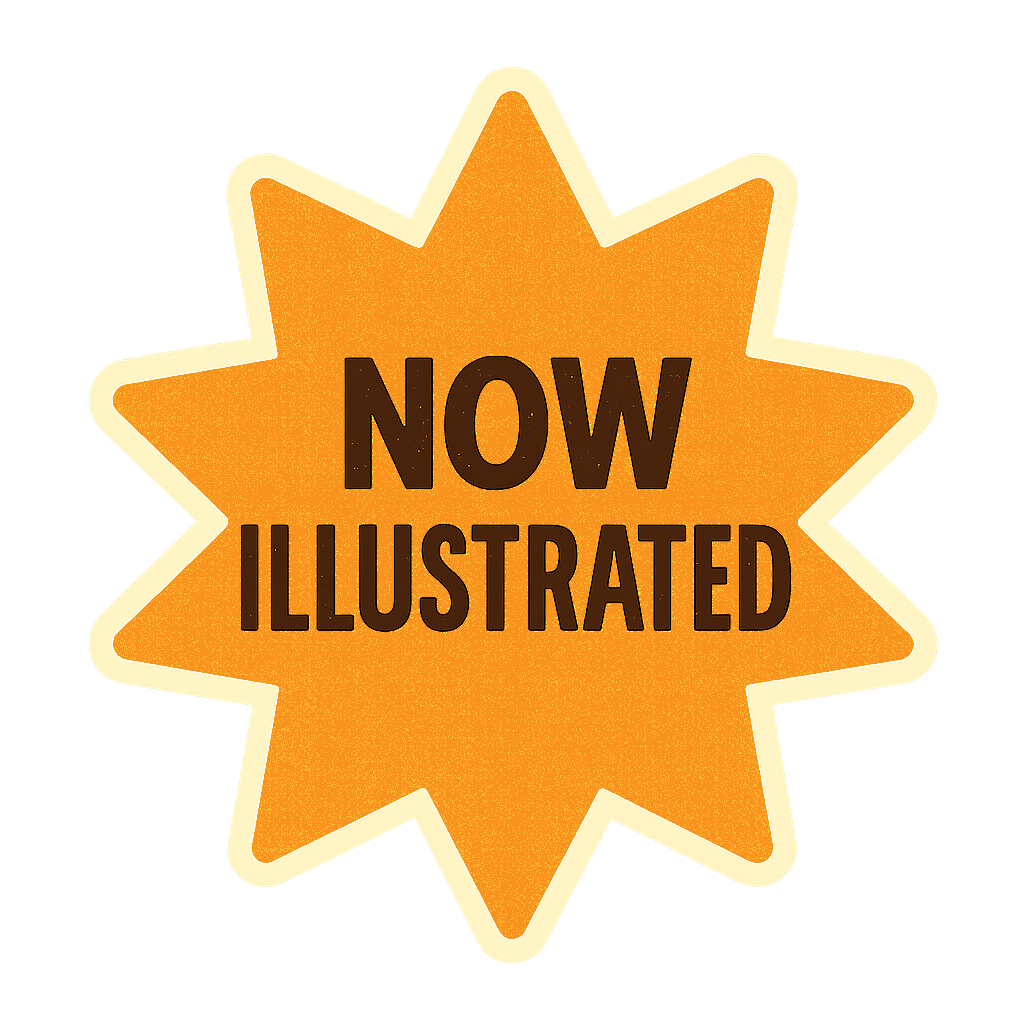 Now Illustrated Badge